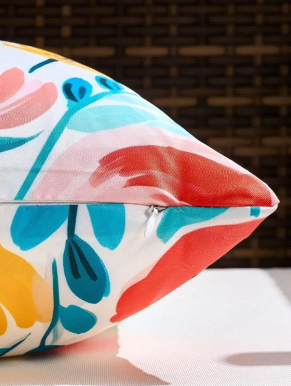 NEW! Vibrant Floral Indoor/Outdoor Pillow Covers Set Of 2